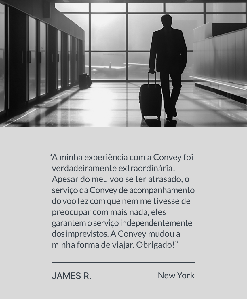 Convey Transporting Excellence. Transport services from Portugal. Excellence Chauffeured Journeys.